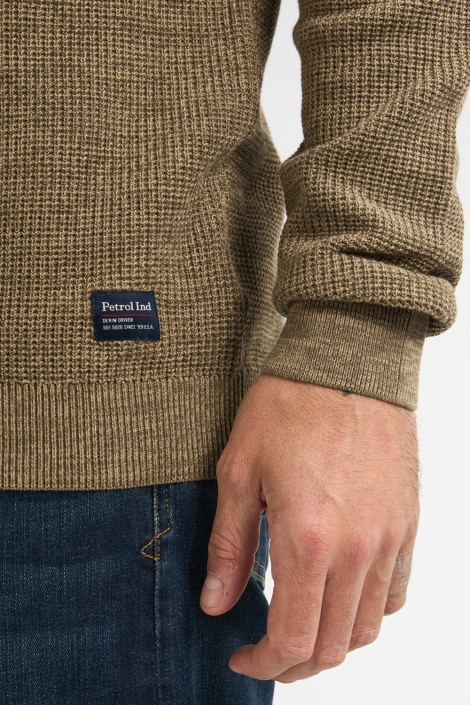 Petrol Industries men knitwear round neck basic